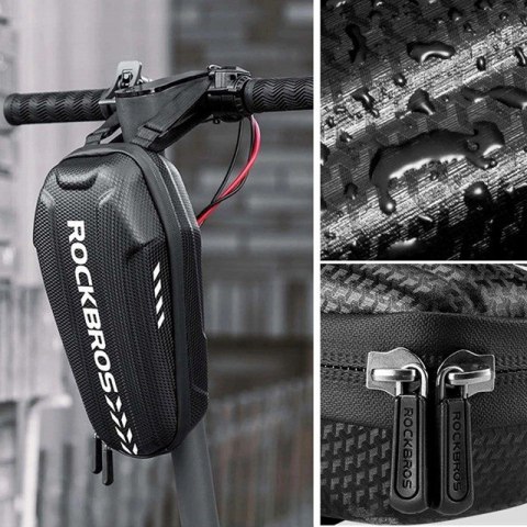Torba rowerowa Rockbros B62-1 na kierownicę lub ramę 3 l - czarna Torba rowerowa Rockbros B62-1 na kierownicę lub ramę 3 l - czarna