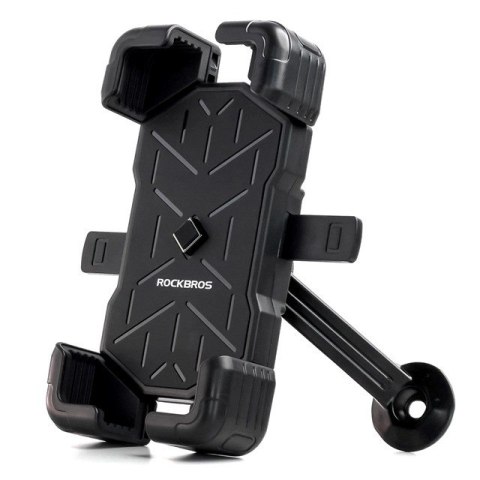 Uchwyt na telefon Rockbros 25210030007 do motocyklu - czarny Uchwyt na telefon Rockbros 25210030007 do motocyklu - czarny