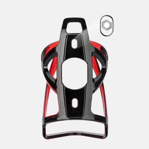 Uchwyt rowerowy Rockbros FK338 na bidon - czarno-czerwony Uchwyt rowerowy Rockbros FK338 na bidon - czarno-czerwony