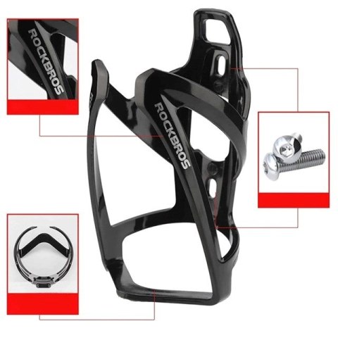 Uchwyt rowerowy Rockbros FK338 na bidon - czarny Uchwyt rowerowy Rockbros FK338 na bidon - czarny