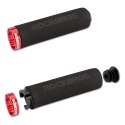Uchwyty rowerowe Rockbros BT1001BKRD z gąbki na kierownicę - czarno-czerwone