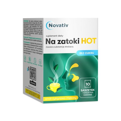 Novativ Na zatoki hot saszetki 10 szt. Novativ Na zatoki hot saszetki 10 szt.