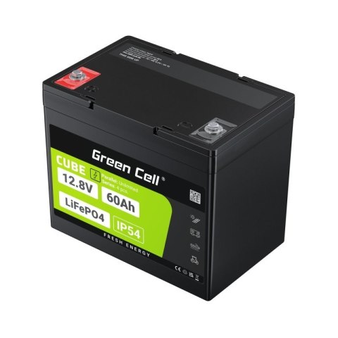 GREEN CELL AKUMULATOR LIFEPO4 CUBE 60AH 12V/12.8V 768WH LFPGC12V60AH GREEN CELL AKUMULATOR LIFEPO4 CUBE 60AH 12V/12.8V 768WH LFPGC12V60AH