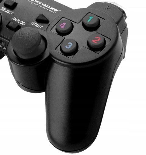 Gamepad bezprzewodowy Esperanza EGG108K (PC, PS3; kolor czarny) Gamepad bezprzewodowy Esperanza EGG108K (PC, PS3; kolor czarny)