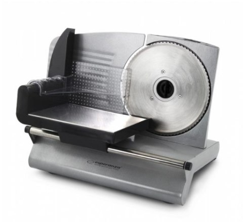 Krajalnica elektryczna Esperanza Mortadella EKM018K (150W; kolor srebrny) Krajalnica elektryczna Esperanza Mortadella EKM018K (150W; kolor srebrny)