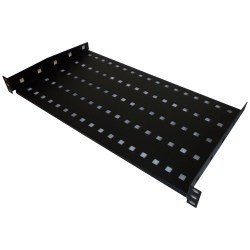 Półka stała A-LAN SA-P-19-1U-250-2-C (250 mm; kolor czarny) Półka stała A-LAN SA-P-19-1U-250-2-C (250 mm; kolor czarny)