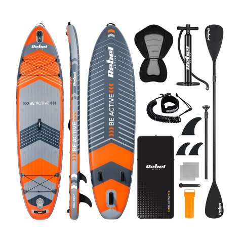Deska SUP REBEL ACTIVE RBA-4507 - pomarańczowa Deska SUP REBEL ACTIVE RBA-4507 - pomarańczowa