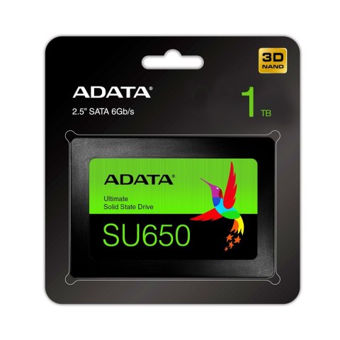 Dysk SSD ADATA Ultimate SU650 1TB 2.5" SATA III (WYPRZEDAŻ) Dysk SSD ADATA Ultimate SU650 1TB 2.5" SATA III (WYPRZEDAŻ)