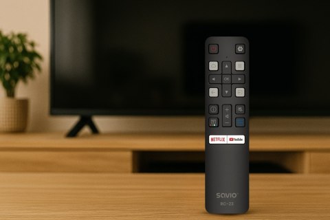 SAVIO PILOT UNIWERSALNY/ZAMIENNIK DO TV TCL-SMART TV RC-23 SAVIO PILOT UNIWERSALNY/ZAMIENNIK DO TV TCL-SMART TV RC-23