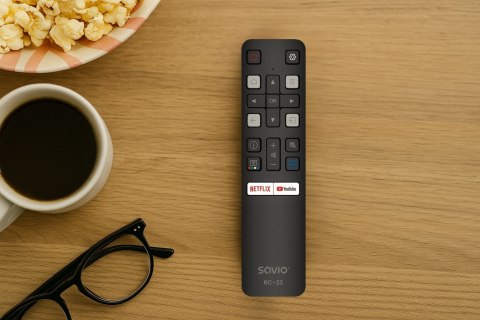 SAVIO PILOT UNIWERSALNY/ZAMIENNIK DO TV TCL-SMART TV RC-23 SAVIO PILOT UNIWERSALNY/ZAMIENNIK DO TV TCL-SMART TV RC-23