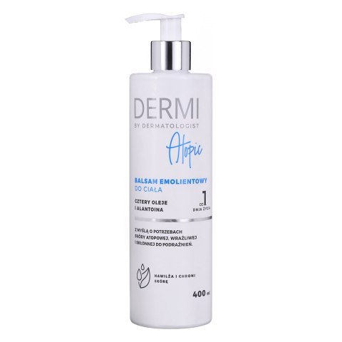 Zestaw 2 x DERMI Atopic Balsam emolientowy do ciała 400ml Zestaw 2 x DERMI Atopic Balsam emolientowy do ciała 400ml