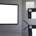 MACLEAN EKRAN PROJEKCYJNY, 120", 240X180CM, OBRAMOWANIE 25MM 4:3, HACZYKI DO NACIĄGU MC-169