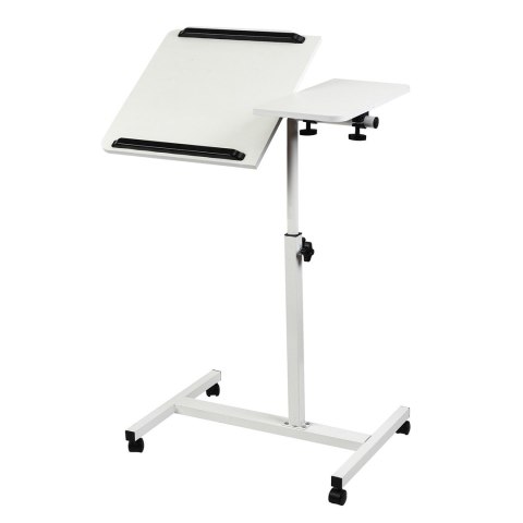 MACLEAN MOBILNE BIURKO/STAND NA LAPTOP, BIAŁE, REGULACJA WYSOKOŚĆ 59-89CM, MAX. 30KG MC-121 W MACLEAN MOBILNE BIURKO/STAND NA LAPTOP, BIAŁE, REGULACJA WYSOKOŚĆ 59-89CM, MAX. 30KG MC-121 W