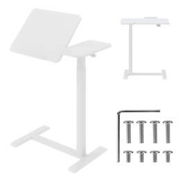 MACLEAN MOBILNE BIURKO/STAND NA LAPTOP, BIAŁE, REGULACJA WYSOKOŚCI 76-109CM, MAX. 30KG MC-120 W