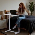 MACLEAN MOBILNE BIURKO/STAND NA LAPTOP, BIAŁE, REGULACJA WYSOKOŚCI 76-109CM, MAX. 30KG MC-120 W