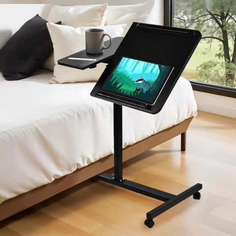 MACLEAN MOBILNE BIURKO/STAND NA LAPTOP, CZARNE, REGULACJA WYSOKOŚC 59-89CM, MAX. 30KG MC-121 B MACLEAN MOBILNE BIURKO/STAND NA LAPTOP, CZARNE, REGULACJA WYSOKOŚC 59-89CM, MAX. 30KG MC-121 B