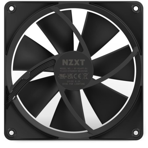 NZXT WENTYLATOR PC NZXT WENTYLATOR DO ZASILACZA/OBUDOWY F140 RGB PWM CZARNY RF-R14SF-B1 NZXT WENTYLATOR PC NZXT WENTYLATOR DO ZASILACZA/OBUDOWY F140 RGB PWM CZARNY RF-R14SF-B1