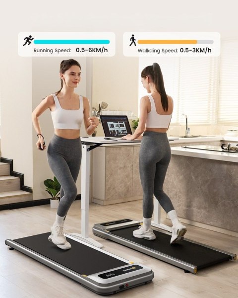 Bieżnia Urevo U1 Smart Walkingpad + Biurko regulowane elektrycznie TUCKANO czarny/orzech Bieżnia Urevo U1 Smart Walkingpad + Biurko regulowane elektrycznie TUCKANO czarny/orzech