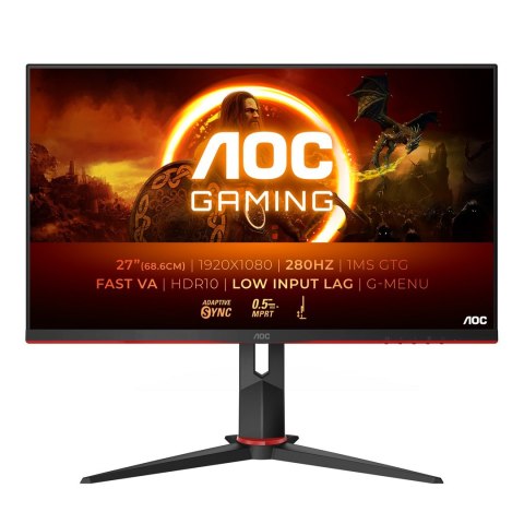MONITOR AOC LED 27" 27G2ZN3/BK 280Hz MONITOR AOC LED 27" 27G2ZN3/BK 280Hz