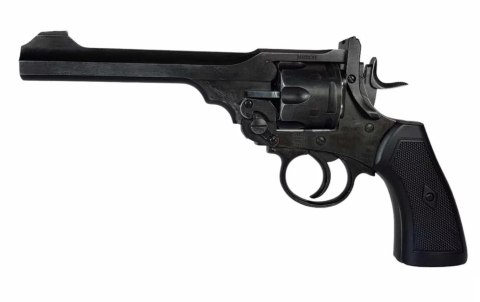 Rewolwer WEBLEY MKVI .455 Police kal.4,5 mm Diabolo łuski 6-strzał. lufa 4" CO2 Black Ekp do17J Rewolwer WEBLEY MKVI .455 Police kal.4,5 mm Diabolo łuski 6-strzał. lufa 4" CO2 Black Ekp do17J
