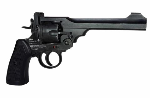 Rewolwer WEBLEY MKVI .455 Police kal.4,5 mm Diabolo łuski 6-strzał. lufa 4" CO2 Black Ekp do17J Rewolwer WEBLEY MKVI .455 Police kal.4,5 mm Diabolo łuski 6-strzał. lufa 4" CO2 Black Ekp do17J