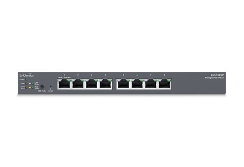 Switch zarządz. 8xRJ45 GbE PoE 55W, EnGenius Cloud Switch zarządz. 8xRJ45 GbE PoE 55W, EnGenius Cloud