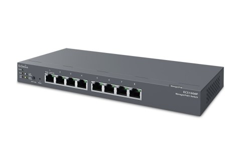 Switch zarządz. 8xRJ45 GbE PoE 55W, EnGenius Cloud Switch zarządz. 8xRJ45 GbE PoE 55W, EnGenius Cloud