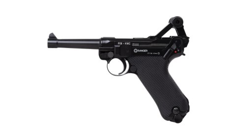 Wiatrówka pistolet RANGER P08 Parabellum KWC kal. 4,5 BBs BLOW BACK 21 strz. FULL METAL CO2 (AAKCMB410AZB) Wiatrówka pistolet RANGER P08 Parabellum KWC kal. 4,5 BBs BLOW BACK 21 strz. FULL METAL CO2 (AAKCMB410AZB)