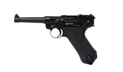 Wiatrówka pistolet RANGER P08 Parabellum KWC kal. 4,5 BBs BLOW BACK 21 strz. FULL METAL CO2 (AAKCMB410AZB) Wiatrówka pistolet RANGER P08 Parabellum KWC kal. 4,5 BBs BLOW BACK 21 strz. FULL METAL CO2 (AAKCMB410AZB)