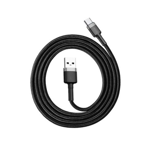 BASEUS KABEL USB DO USB-C CAFULE 3A 1M SZARO-CZARN BASEUS KABEL USB DO USB-C CAFULE 3A 1M SZARO-CZARN