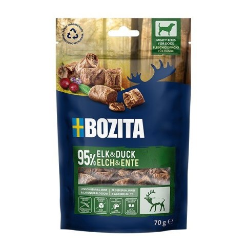 BOZITA Meaty Bites łoś,kaczka przysmak pies 70g BOZITA Meaty Bites łoś,kaczka przysmak pies 70g