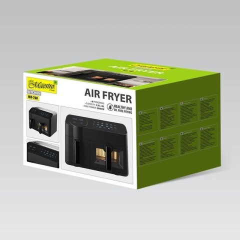 Frytownica beztłuszczowa 2400W 3,5l MR-760 MAESTRO Frytownica beztłuszczowa 2400W 3,5l MR-760 MAESTRO