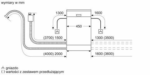 Zmywarka do zabudowy SIEMENS SR63HX74ME Zmywarka do zabudowy SIEMENS SR63HX74ME