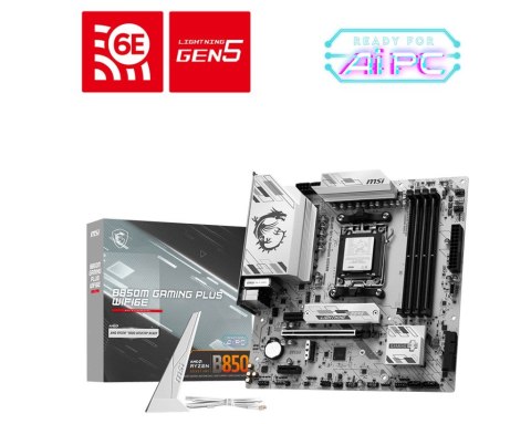 Płyta główna MSI B850M GAMING PLUS WIFI6E Płyta główna MSI B850M GAMING PLUS WIFI6E