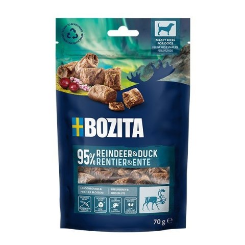 BOZITA Meaty Bites renifer,kaczka przysmak pies 70g BOZITA Meaty Bites renifer,kaczka przysmak pies 70g