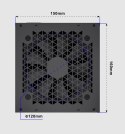 GEMBIRD ZASILACZ KOMPUTEROWY FORNAX POWER 750W 80+ GOLD ATX, 750W, AKTYWNE PFC, 12CM WENTYLATOR