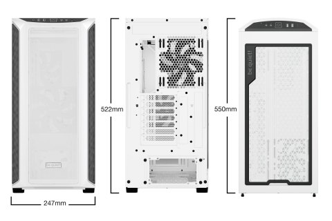 OBUDOWA BE QUIET! SHADOW BASE 800 DX WHITE OBUDOWA BE QUIET! SHADOW BASE 800 DX WHITE