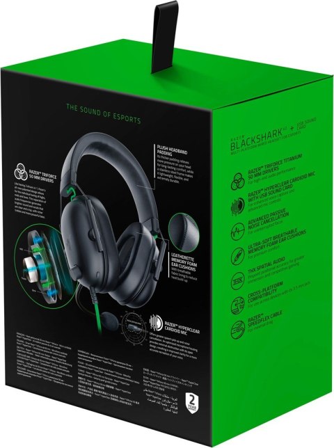 Słuchawki Razer BlackShark V2 X Słuchawki Razer BlackShark V2 X