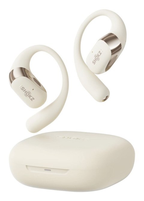 Słuchawki bezprzewodowe Shokz OpenFit 2 Beige Słuchawki bezprzewodowe Shokz OpenFit 2 Beige