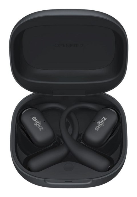 Słuchawki bezprzewodowe Shokz OpenFit 2 Black Słuchawki bezprzewodowe Shokz OpenFit 2 Black