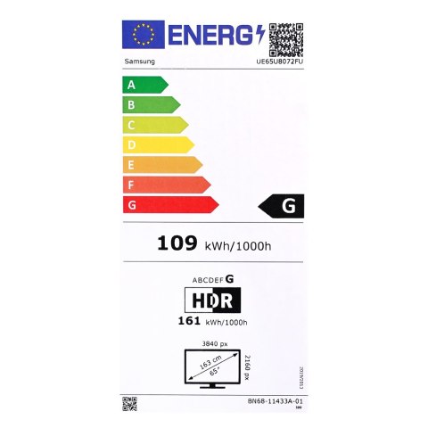 Telewizor 65" Samsung UE65U8072F Telewizor 65" Samsung UE65U8072F