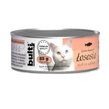 BULTI mielonka bogata w łososia dla kota 85g BULTI mielonka bogata w łososia dla kota 85g