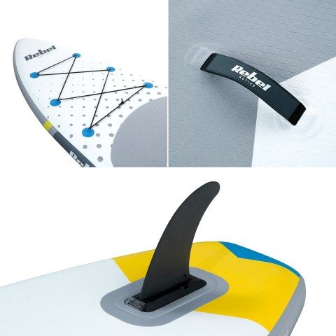 Deska SUP REBEL ACTIVE pompowana 350x81x15cm biała Deska SUP REBEL ACTIVE pompowana 350x81x15cm biała
