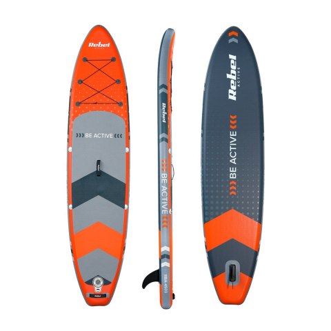 Deska do pływania SUP REBEL ACTIVE RBA4501 - pomarańczowa Deska do pływania SUP REBEL ACTIVE RBA4501 - pomarańczowa