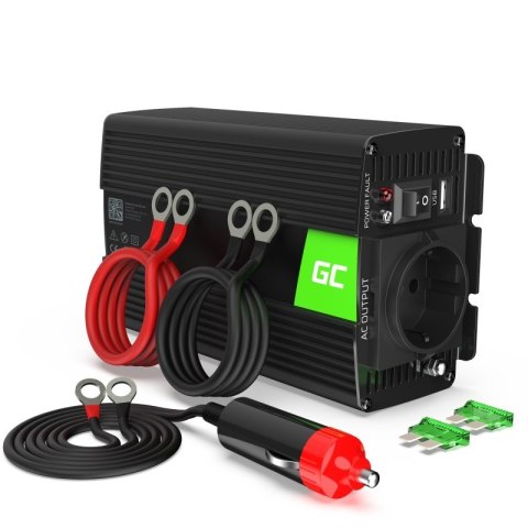 GREEN CELL PRZETWORNICA INV01DE 12V - 230V 300W/60 GREEN CELL PRZETWORNICA INV01DE 12V - 230V 300W/60