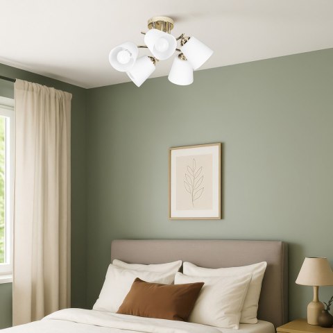 Lampa wisząca Activejet AJE-EMILY 5P GOLD E27 5x40W Lampa wisząca Activejet AJE-EMILY 5P GOLD E27 5x40W