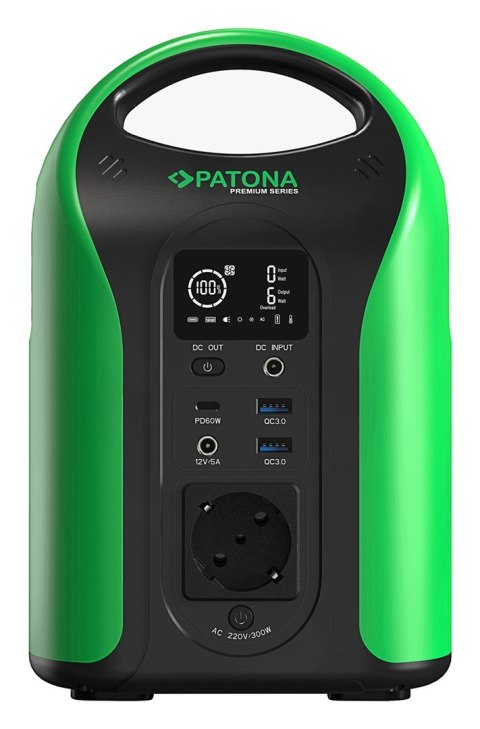 Przenośna stacja zasilania Patona Platinum 300W 283Wh PD60W USB5V/3A DC12/5A Przenośna stacja zasilania Patona Platinum 300W 283Wh PD60W USB5V/3A DC12/5A