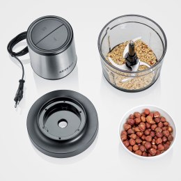 SEVERIN ROZDRABNIACZ INOX/SZKŁO, SZKLANY POJEMNIK O POJ. 1L, WOLNY OD BPA, DO MYCIA W ZMYWARCE, 2 POZIOMY MOCY, 400W KM3867
