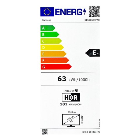 Telewizor 55" Samsung QE55QN70F Telewizor 55" Samsung QE55QN70F