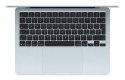 Apple 13-inch MacBook Air: Apple M4 chip with 10-core CPU and 10-core GPU, 16GB, 512GB SSD - Sky Blue